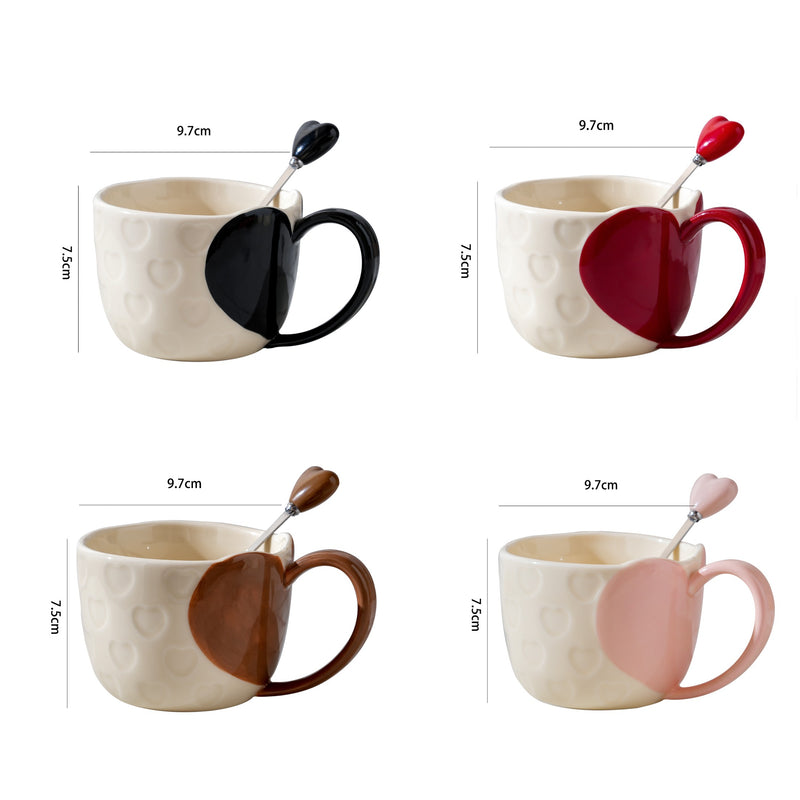 Cute Ceramic Coffee Mug Set