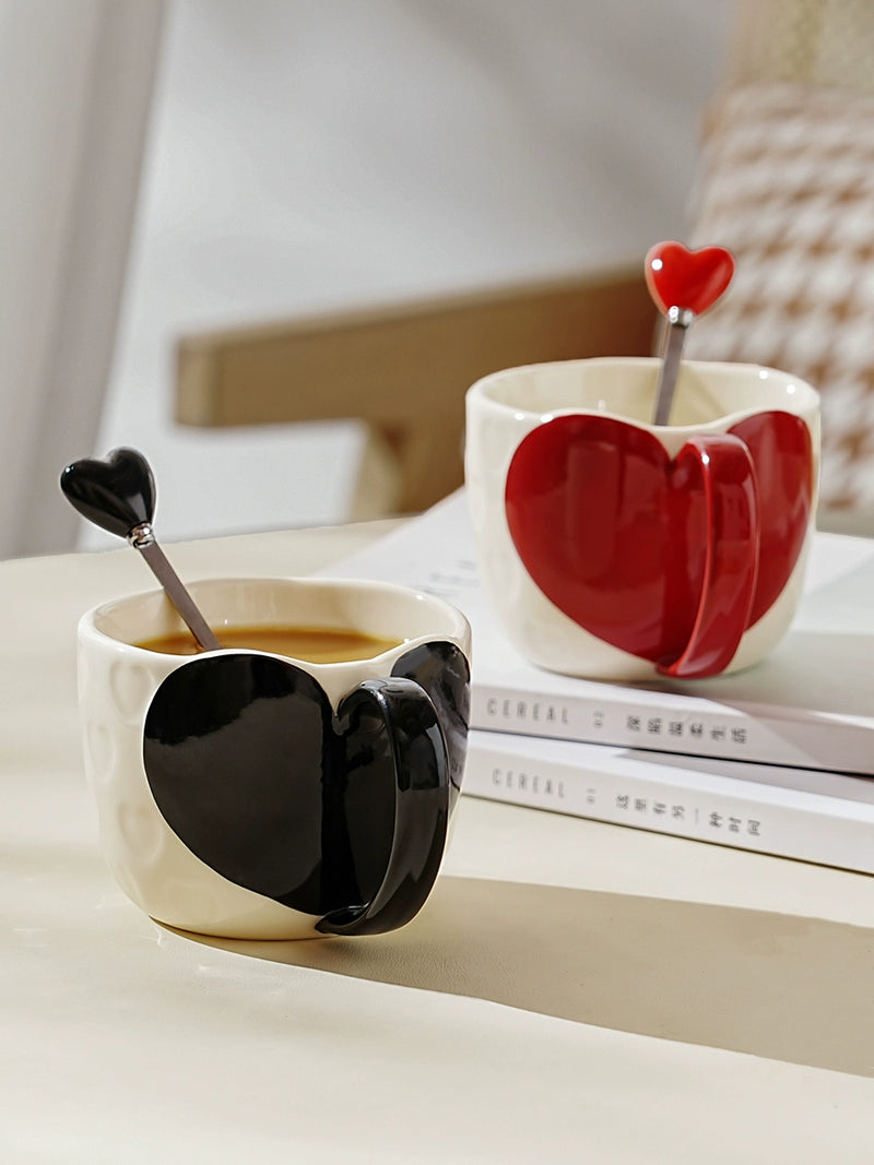 Cute Ceramic Coffee Mug Set